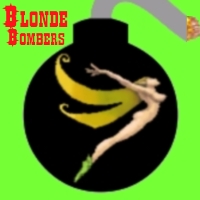 Blonde Bombers team badge